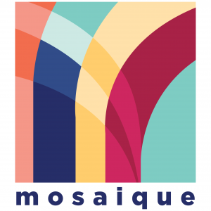 Mosaique Logo weißer Hintergrund